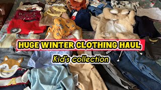 Huge Winter Kids Clothing Haul | Affordable Clothing Haul | Winter Wear Haul