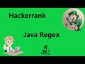 java regex hackerrank solution | realNameHidden