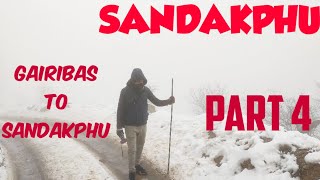 Sandakphu Trek | Winter Trek | Kanchenjunga | Gairibas To Sandakphu | Travel Vlog (Part 4)