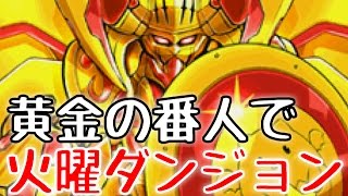 【激闘】黄金の番人で火曜ダンジョン超地獄級に挑む！【パズドラ】