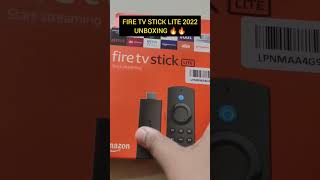 Fire tv stick lite 2022 unboxing 🔥🔥 | #firetvstick #firetvstick4k #firetvsticklite #firetv #amazon