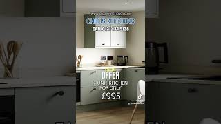 Brand New at Chads Kitchens | Reed Green Modern Kitchen | Super Offer | Bearwood | Smethwick