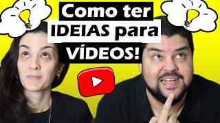 💡 Como ter IDEIAS para CRIAR VÍDEOS no YouTube (2020) | Canal Upload