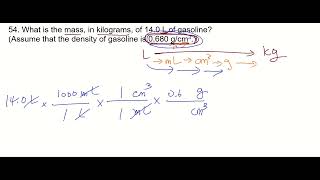 #54 - Using Density as a Conversion Factor