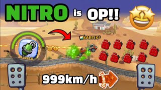🤩"NITRO" gone INSANE!! in FEAR IS THE NITRO KILLER EVENT GAMEPLAY - Hill Climb Racing 2
