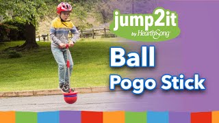 Inflate, Assemble, and Bounce on a Jump2It Ball Pogo Stick!