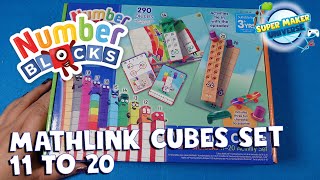 NUMBERBLOCKS Mathlink Cubes NEW SET 11 to 20!