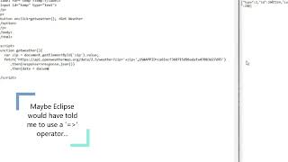 Notepad is all I need...Javascript and APIs