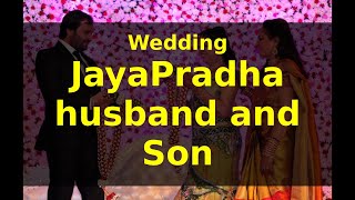 JayaPradha :husband Srikanth Nahata and Sons wedding Pics