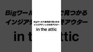 #大きいサイズ をお探しの方にぴったりの 【in the attic】の#冬アウター #石川県 #金沢市 #野々市市 #白山市 #小松市 #加賀 #内灘 #かほく市 #bigワールド金沢店