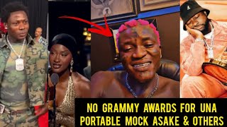 Portable drop Diss Song to Mock Asake, Wizkid, Burna boy and Davido over Grammy Award loss