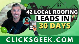 Roofer Marketing Google Ads Campaign - 40+ Roofing leads in 30 days