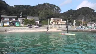 Happy SUP Katsuura 2nd November 2014 Travis Riana and Mark