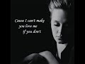 I Can't Make You Love Me - Adele (w lyrics)