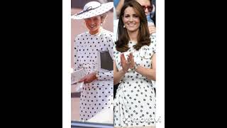 Kate Middleton dressed like Princess Diana #shorts #diana #katemiddleton