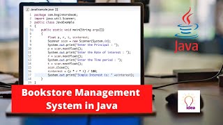 Bookstore Management System in Java | Java Projects
