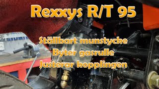 Rexxys R/T 95 Aerox - MINISERIE - DEL 5 - STÄLLBART MUNSTYCKE, GASRULLE OCH JUSTERAR KOPPLINGEN