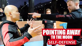 It is like a finger pointing away to the moon! | Self defence