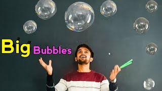 How to make Big Bubbles at home | DIY giant Bubble | New Bubbles making trick 2022