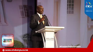 Ruto outlines his 'limited' roles under Uhuru's administration | Presidential Debate