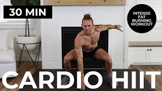 30 Min INTENSE HIIT Cardio Workout | No Repeats + Cool Down