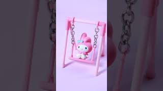 マイメロ ブランコとお菓子 My Melody swing and candy