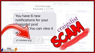 Craigslist Scam - Notifications Alert Via Text Message