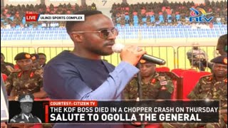 Why my father, General Francis Ogolla, chose not to be buried in a coffin - Joel Omondi