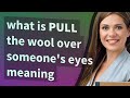 Pull the wool over someone's eyes | meaning of Pull the wool over someone's eyes