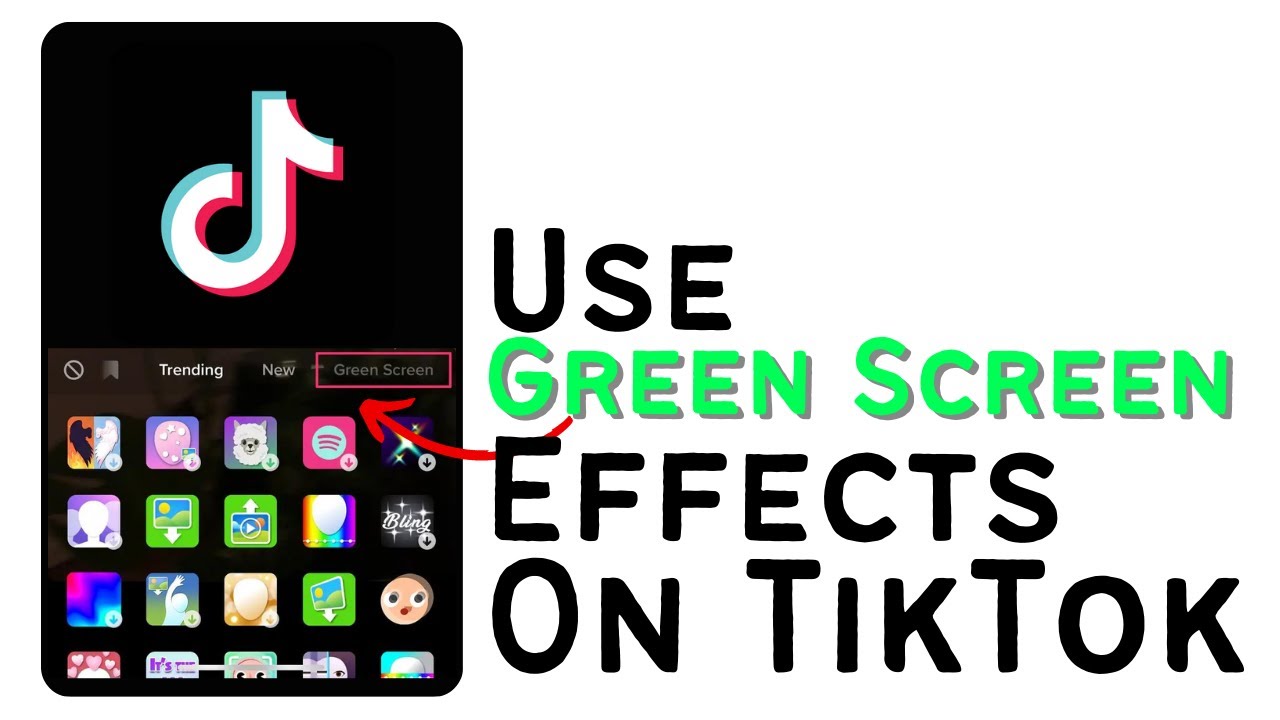 How To Use TikTok Green Screen Effect - YouTube