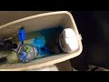 how to add toilet bowl cleaner to toilet.. dollar tree cleaner