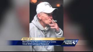 Bethel Park man's obituary goes viral with unique request