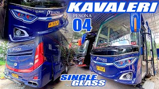 MBOIS POLL ! PESONA SINGLE GLASS BUS TERBARU MILIK MAS WAHID 04 KAVALERI HINO R260 JETBUS 3 VOYAGER