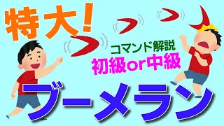 【コマンド5個】ブーメランであそこのアイテムを奪い取れ！！初級と中級、君はどちらを作る！？【マインクラフト\