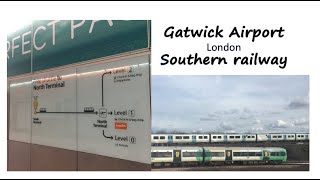 London Gatwick airport/Premier Inn/Southern Railway to London city with subtitles