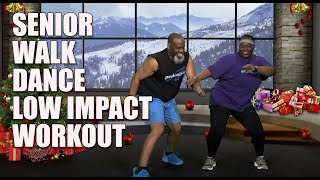 Enjoy this Fun and Easy to Follow Walk Dance Low Impact Holiday Workout | Senior Friendly | 20 Min