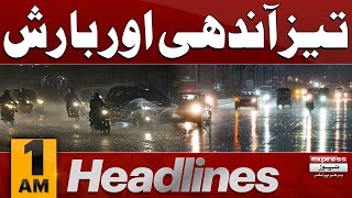 Rains, gusty wind expected in Pakistan| News Headlines 1 AM | Pakistan News | Latest News