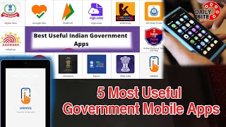 5 Most important Government Mobile Apps | 5 முக்கிய அரசாங்க மொபைல் அப்ளிகேஷன் | Daily Bite Tamil