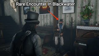 A Man In Blackwater Knows That John Bought The Land at Beecher's Hope (Rare Encounter) - RDR2