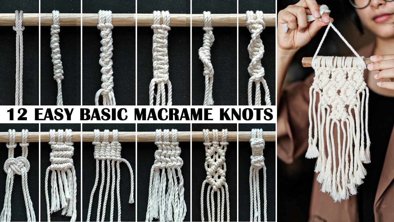 Macrame Basic Knots Tutorial At Stan Denham Blog