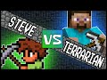 Steve Vs. The Terrarian. - (Minecraft Vs. Terraria) -  animation.