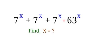 Maths Olympiad Problem | An Exponential Equation