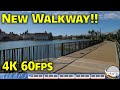 New Grand Floridian to Magic Kingdom Walkway - Relaxing Stroll in 4K 60fps - Walt Disney World