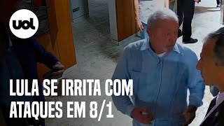 Lula se irrita com destruição no Planalto; veja reação do presidente em 8/1