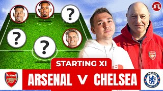 Arsenal vs Chelsea | Starting XI Live ft. Dan Potts, Lee Judges, James & Julian