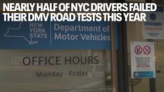 Nearly half of NYC drivers failed their DMV road tests this year