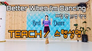 Better When I'm Dancing LineDance/스텝설명/TEACH