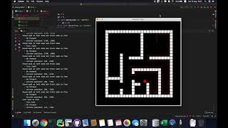 Wall Follower Algorithm in Python (Like a vacuum robot)