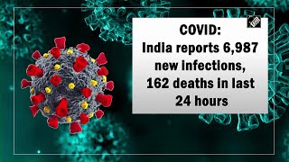 COVID: India reports 6,987 new infections, 162 deaths in last 24 hours
