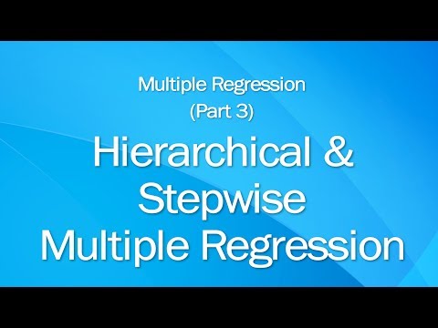 What is the difference between multiple regression and stepwise regression?